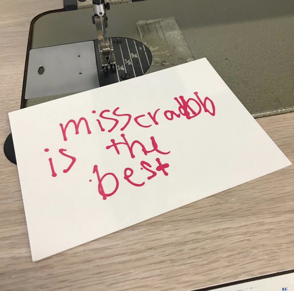 Miss Crabb is the best