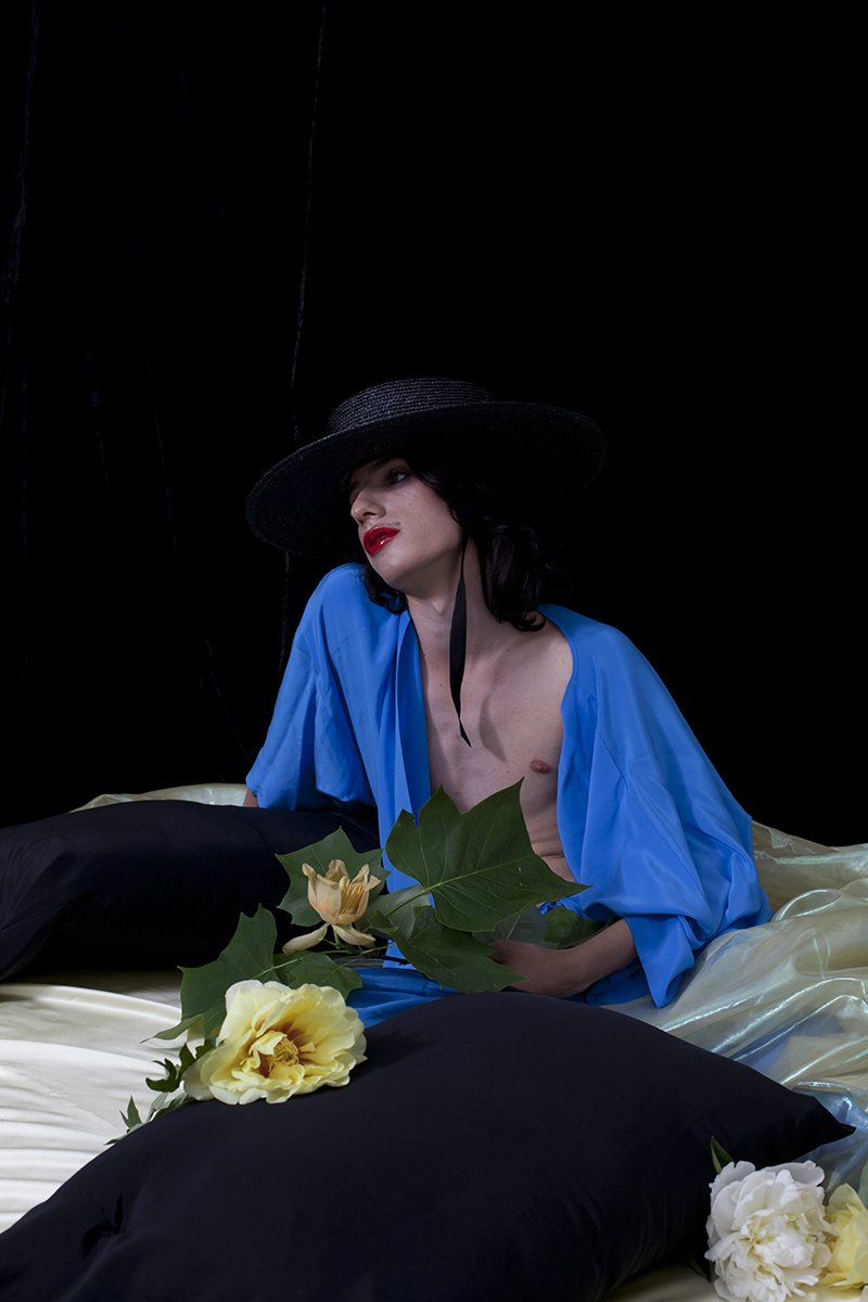 Pillowcase Set Black Silk