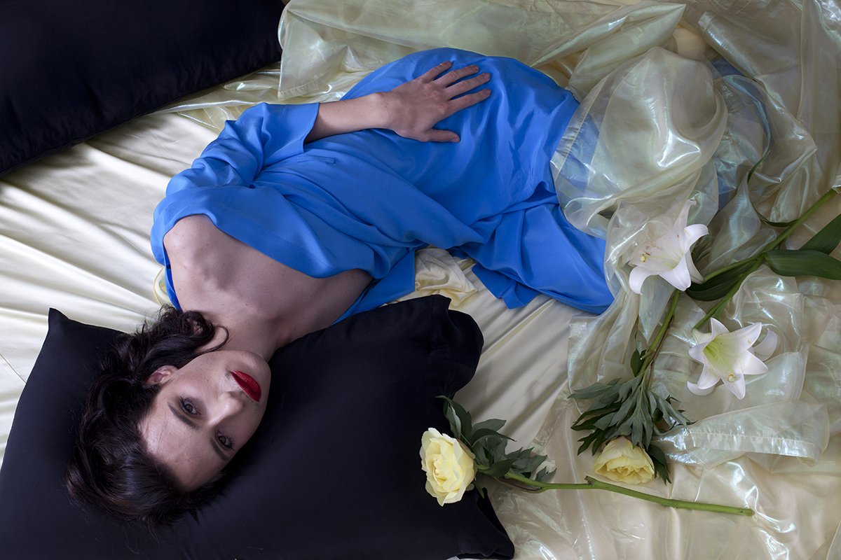 Pillowcase Black Silk