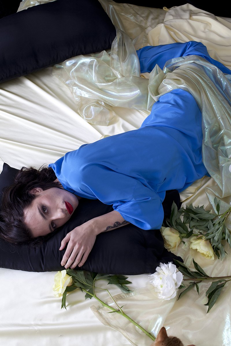 Pillowcase Black Silk