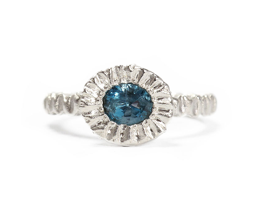 Alexandra Dodds Blue Lagoon topaz ring