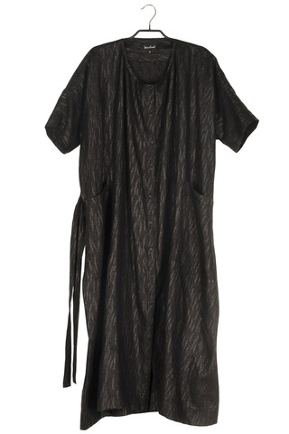 Allegory Dress Black Raffia