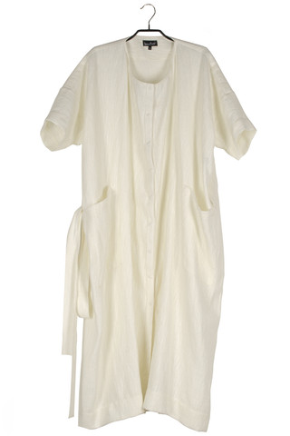 Allegory Dress Creme Raffia