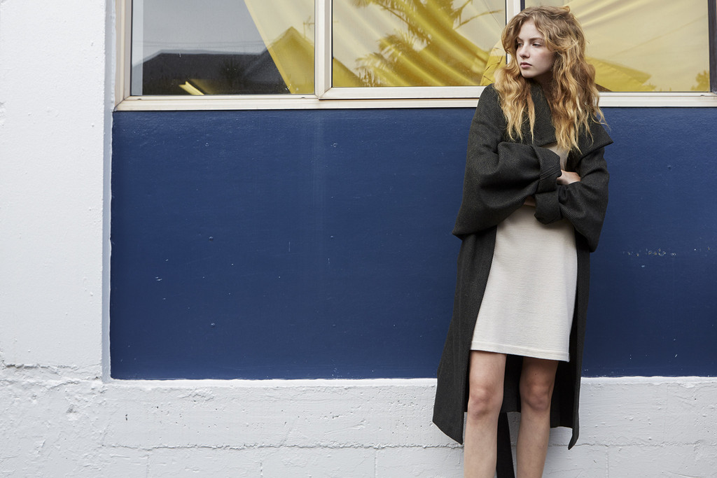 Modern Times Coat Black Twill