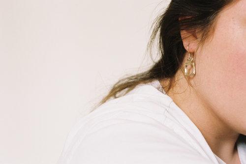 Lucinda Barrett Space in between Earrings Bronze