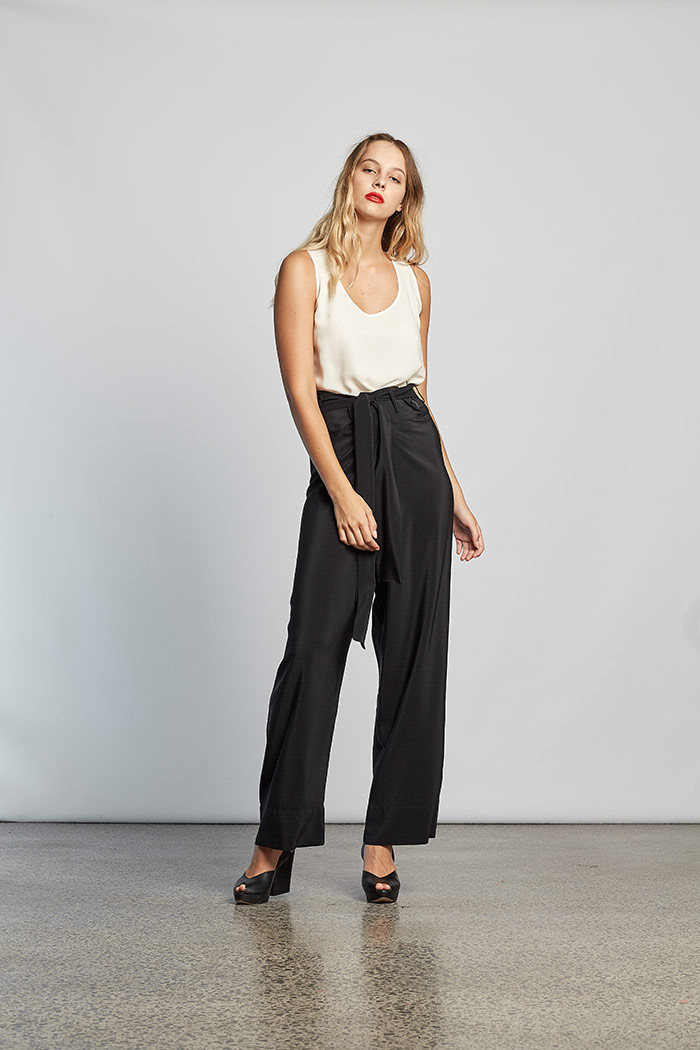 Imagine Peace Pants Black