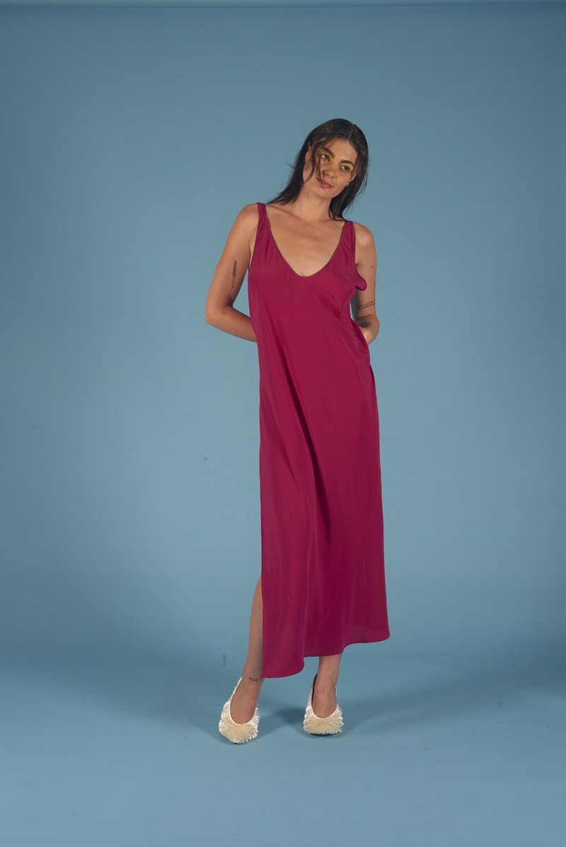 Baby Jane Dress Fuschia