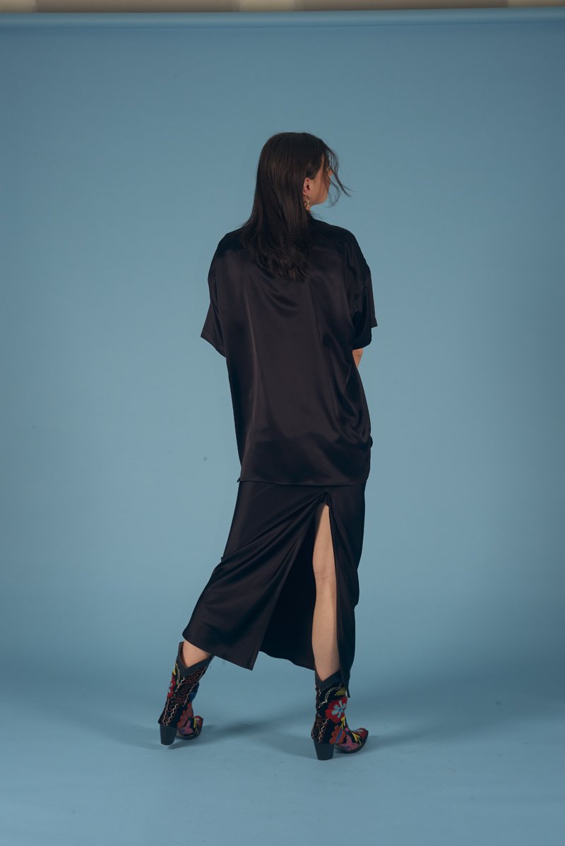 Bikini Kill Shirt Black Gloss