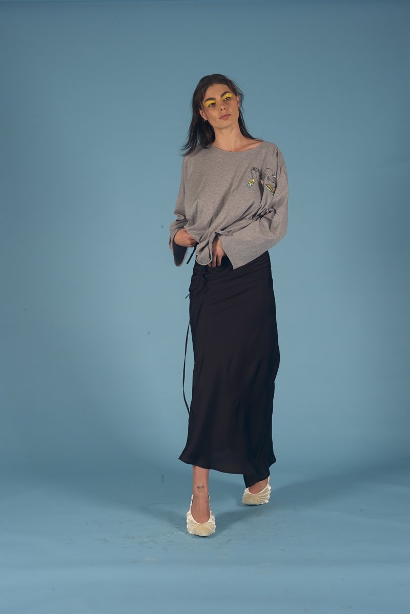 Dead Martin x Miss Crabb Tee Grey