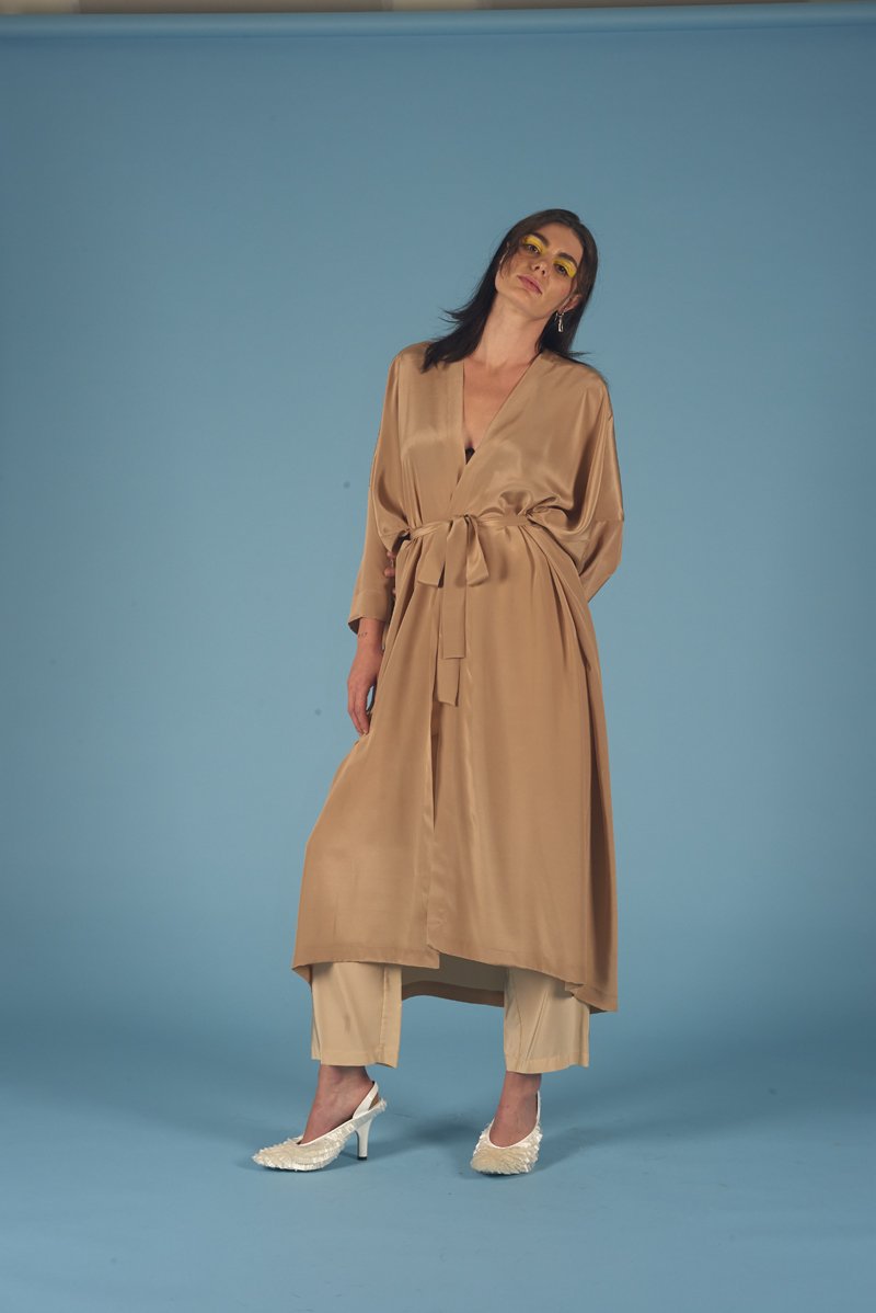 Diamond Star Robe Hazelnut