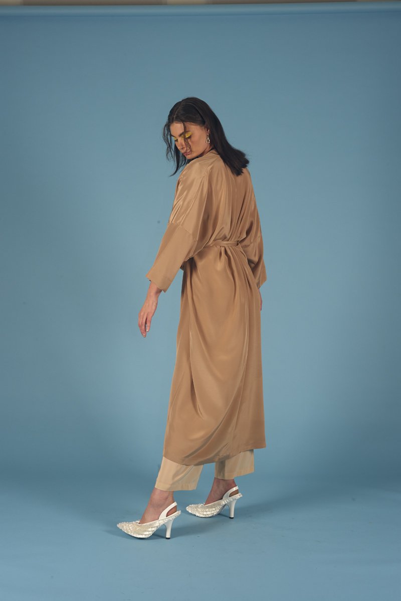 Diamond Star Robe Hazelnut