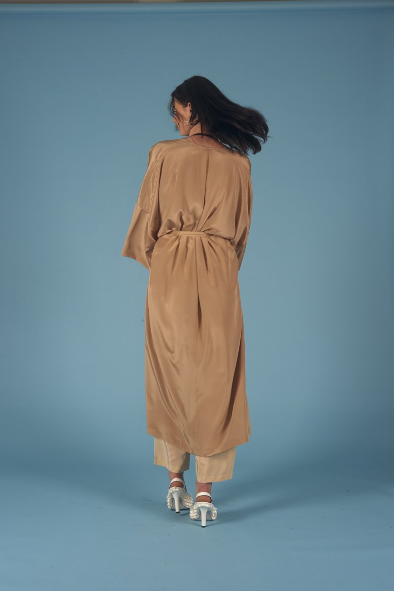 Diamond Star Robe Hazelnut