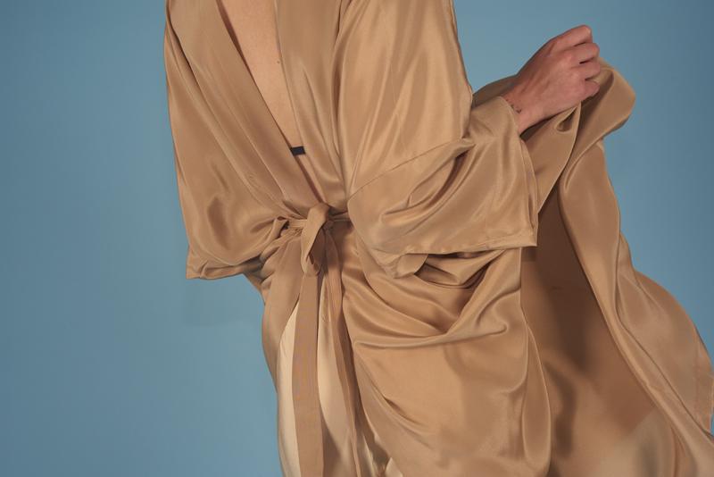 Diamond Star Robe Hazelnut