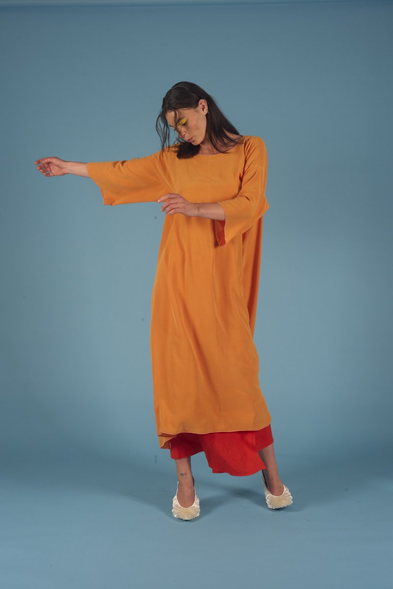 Illumination  Dress Saffron