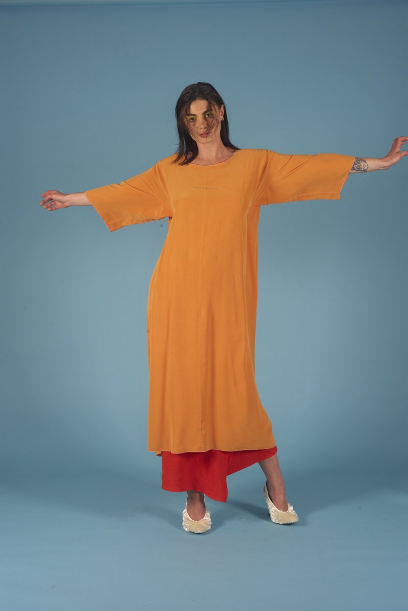 Illumination  Dress Saffron