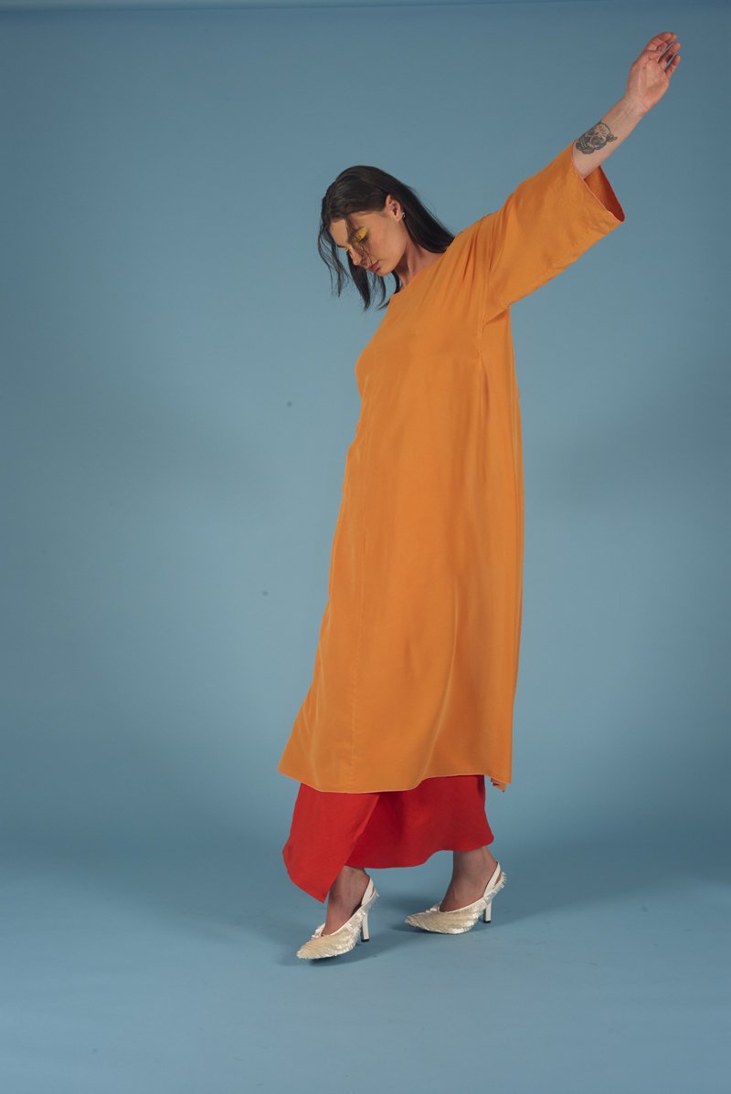 Illumination  Dress Saffron