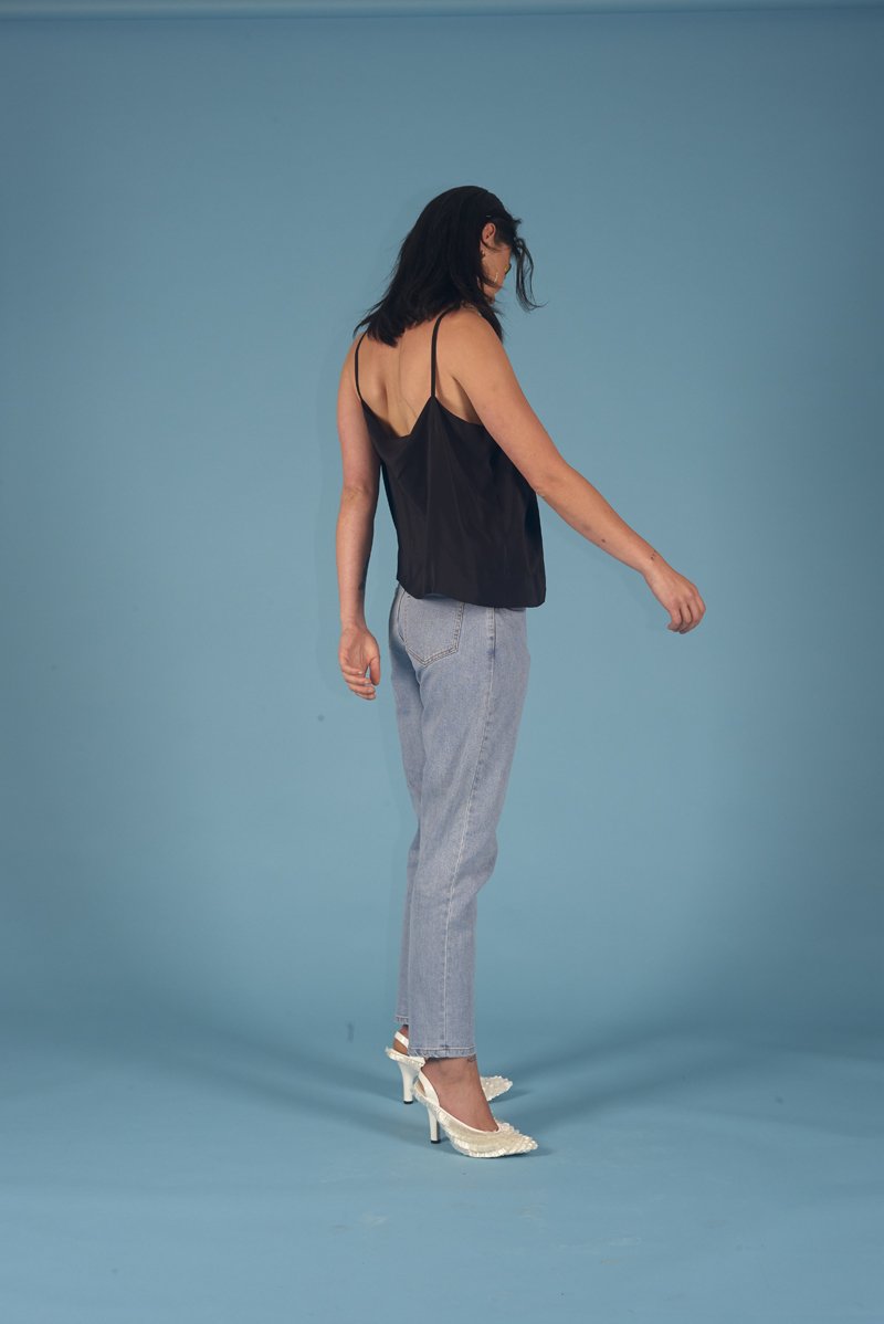 Liberty Top Black Silk