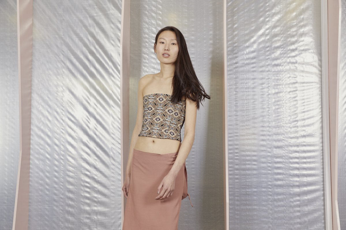 Gleam Bustier Kilim Jacquard