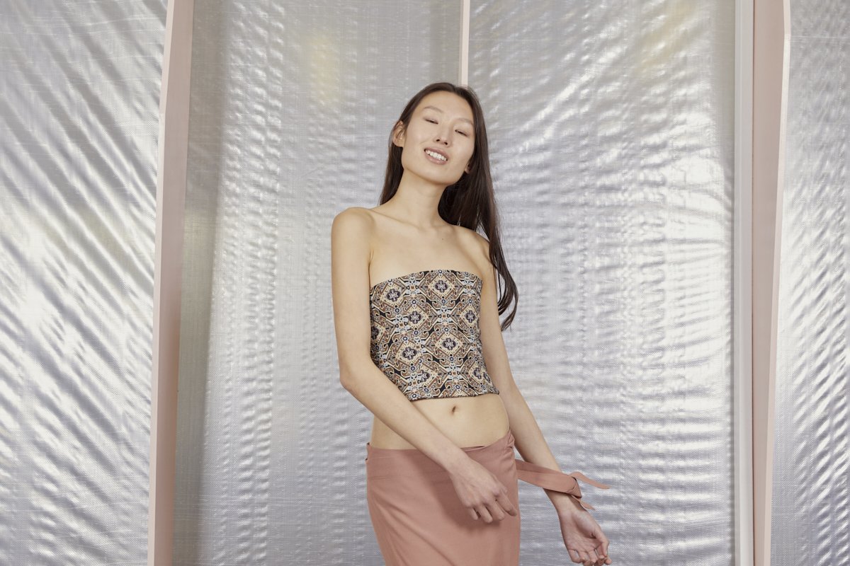 Gleam Bustier Kilim Jacquard