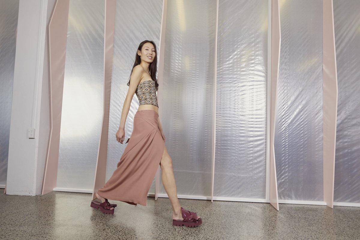 Gleam Bustier Kilim Jacquard