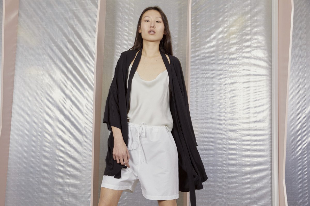 Polly Jean Shorts White