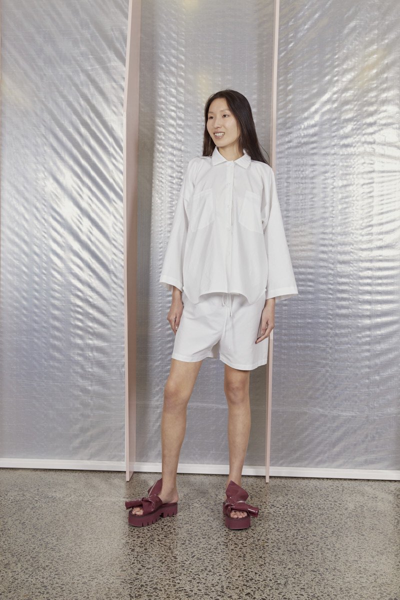 Polly Jean Shorts White