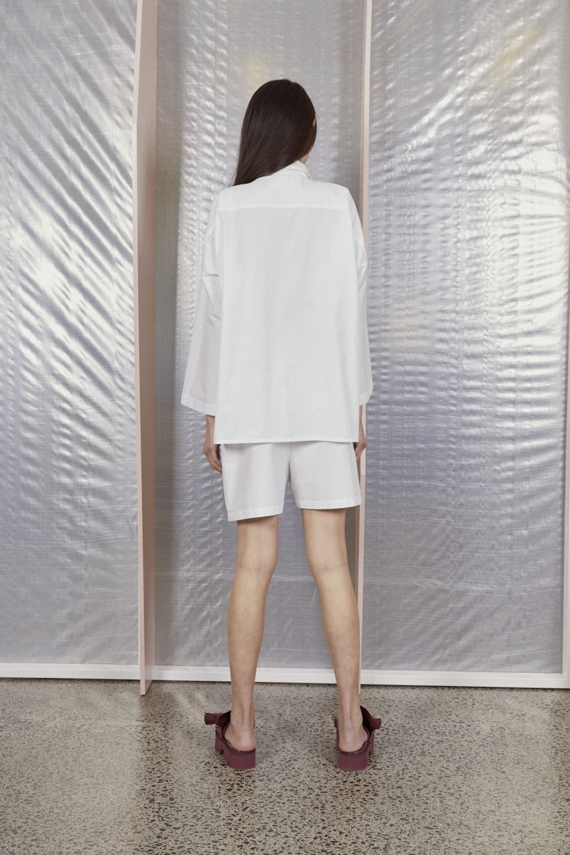 Polly Jean Shorts White