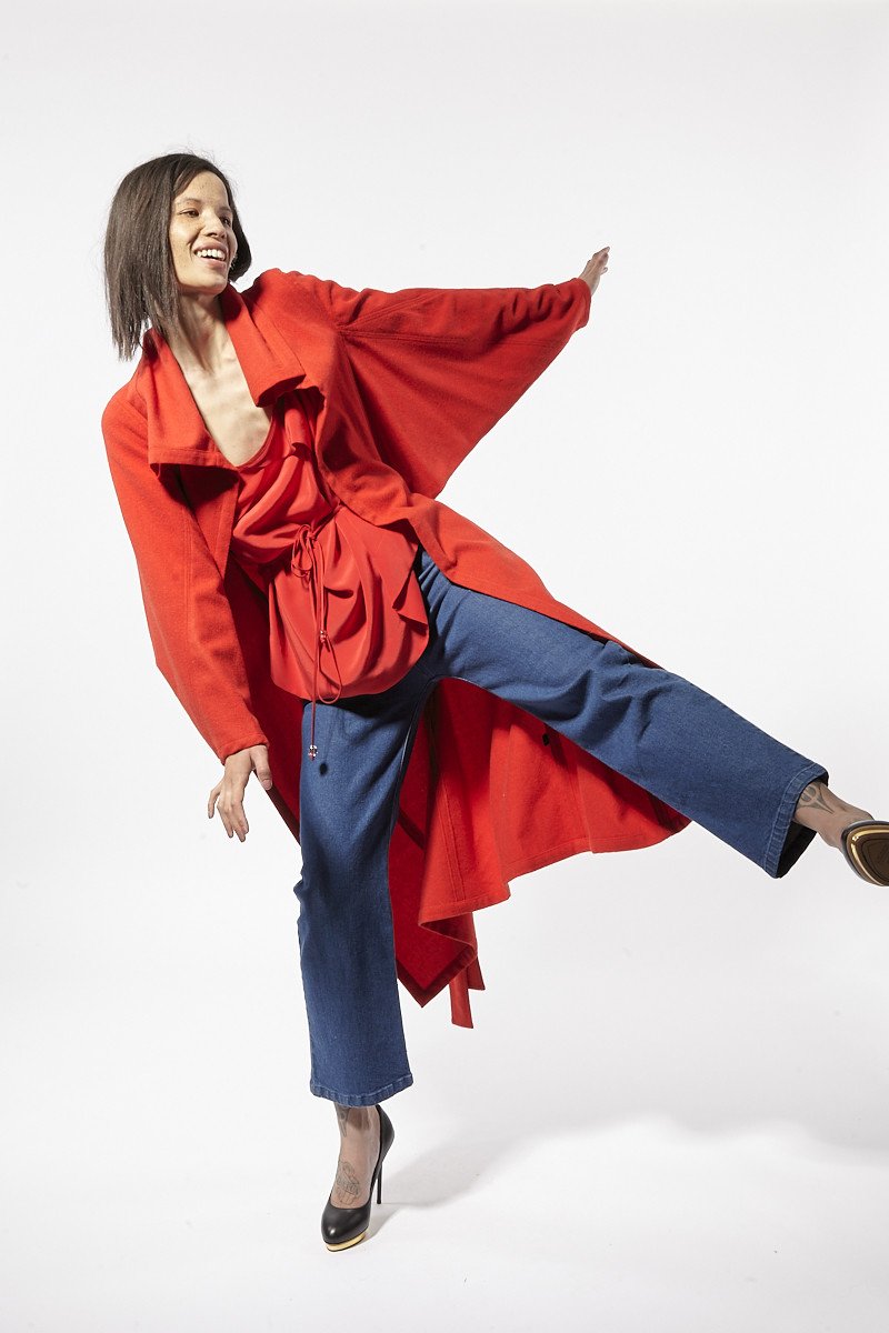 Modern Times Coat Red