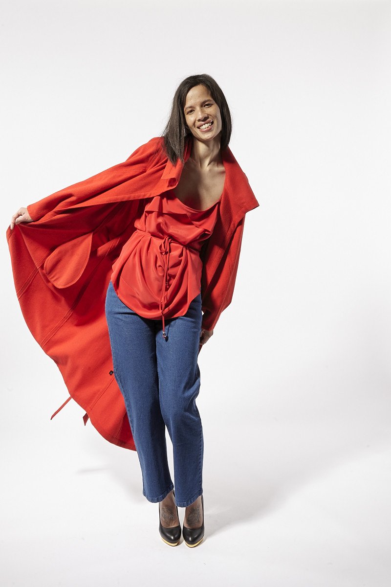 Modern Times Coat Red