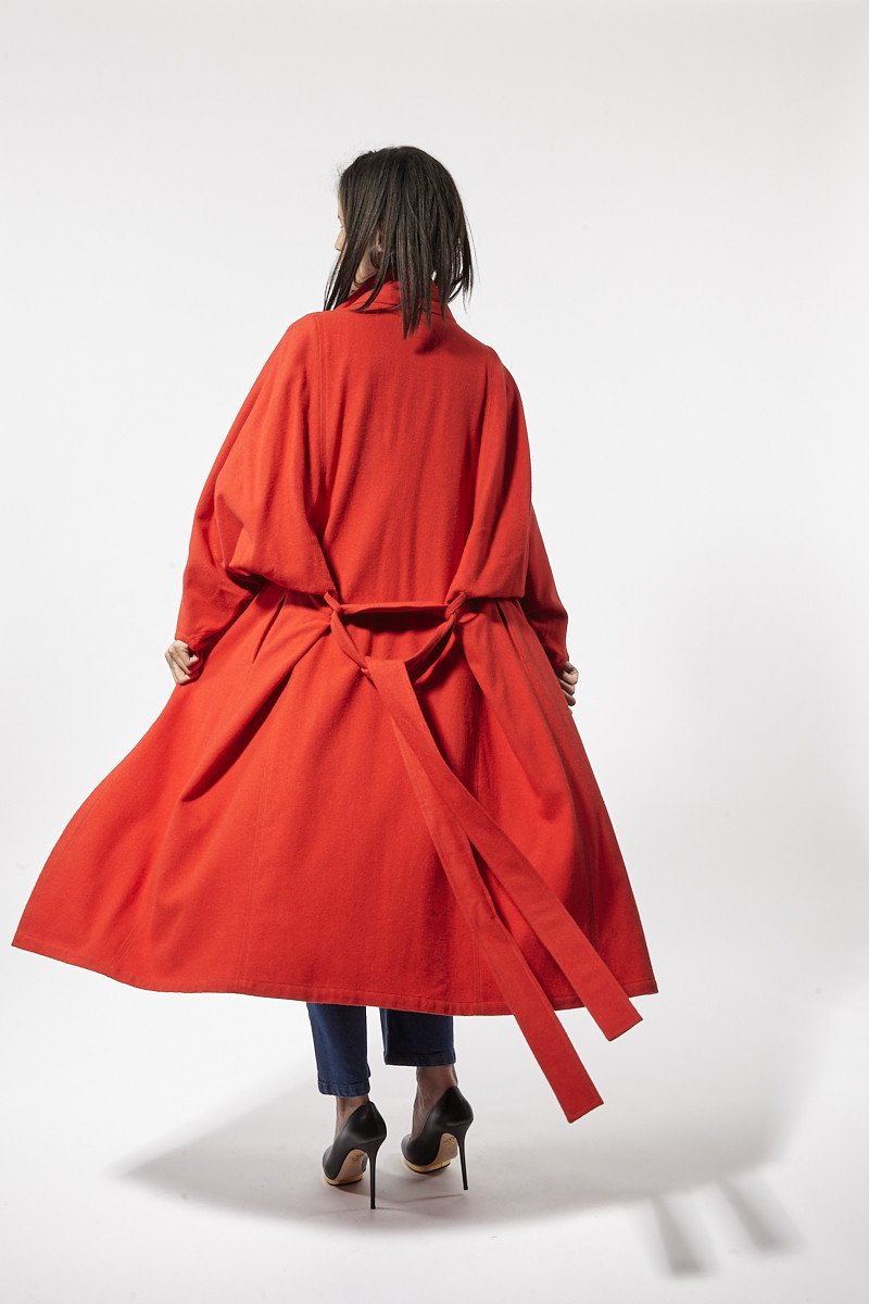 Modern Times Coat Red