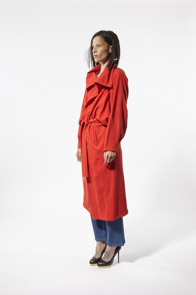 Modern Times Coat Red