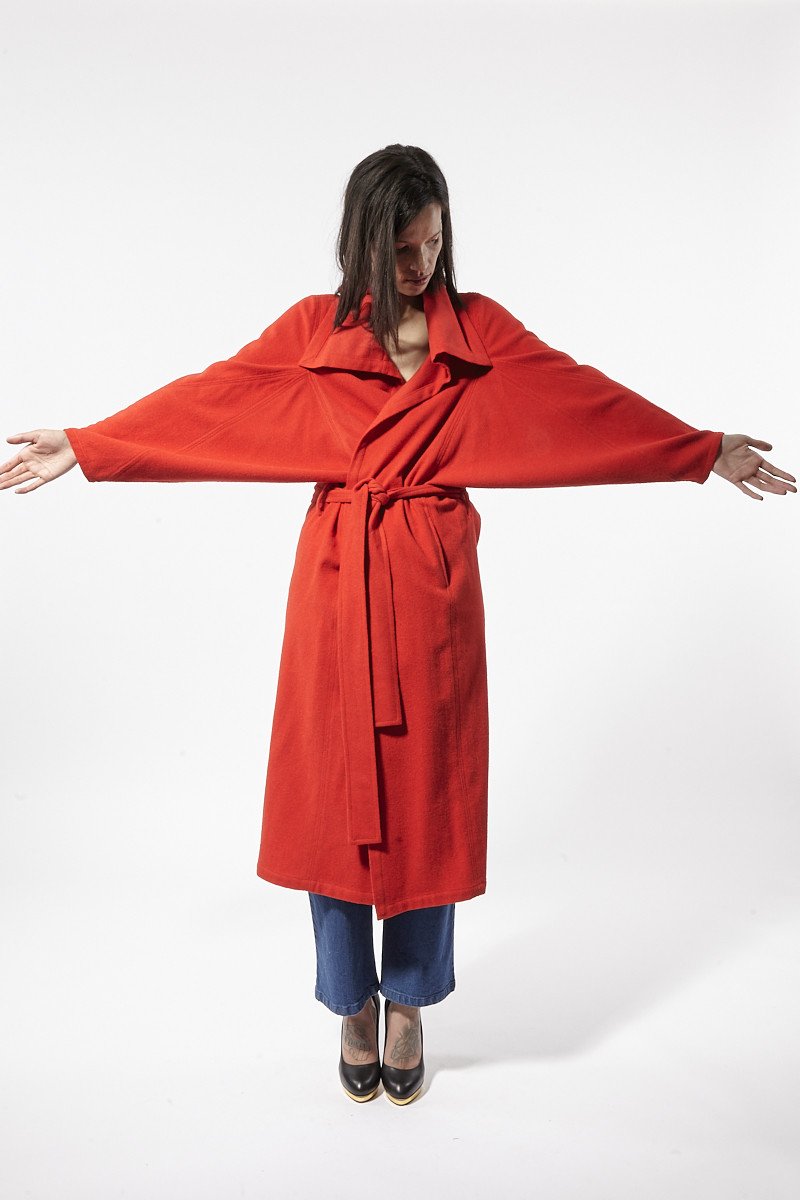 Modern Times Coat Red