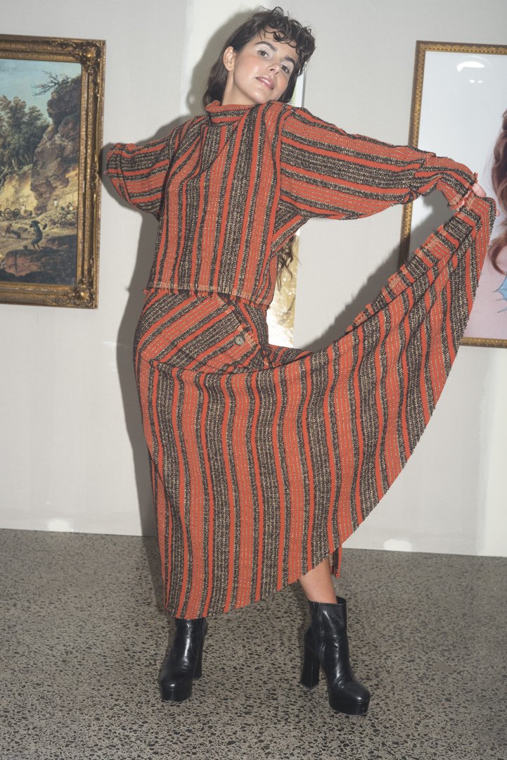 Versuvius Skirt Wool Boucle