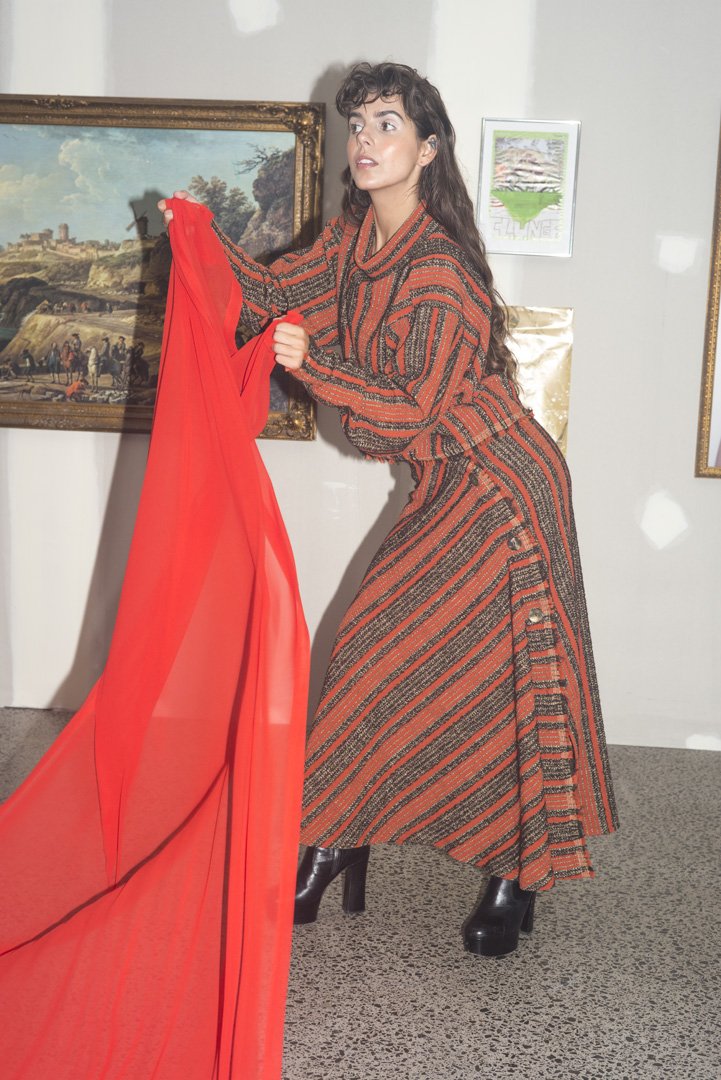 Versuvius Skirt Wool Boucle