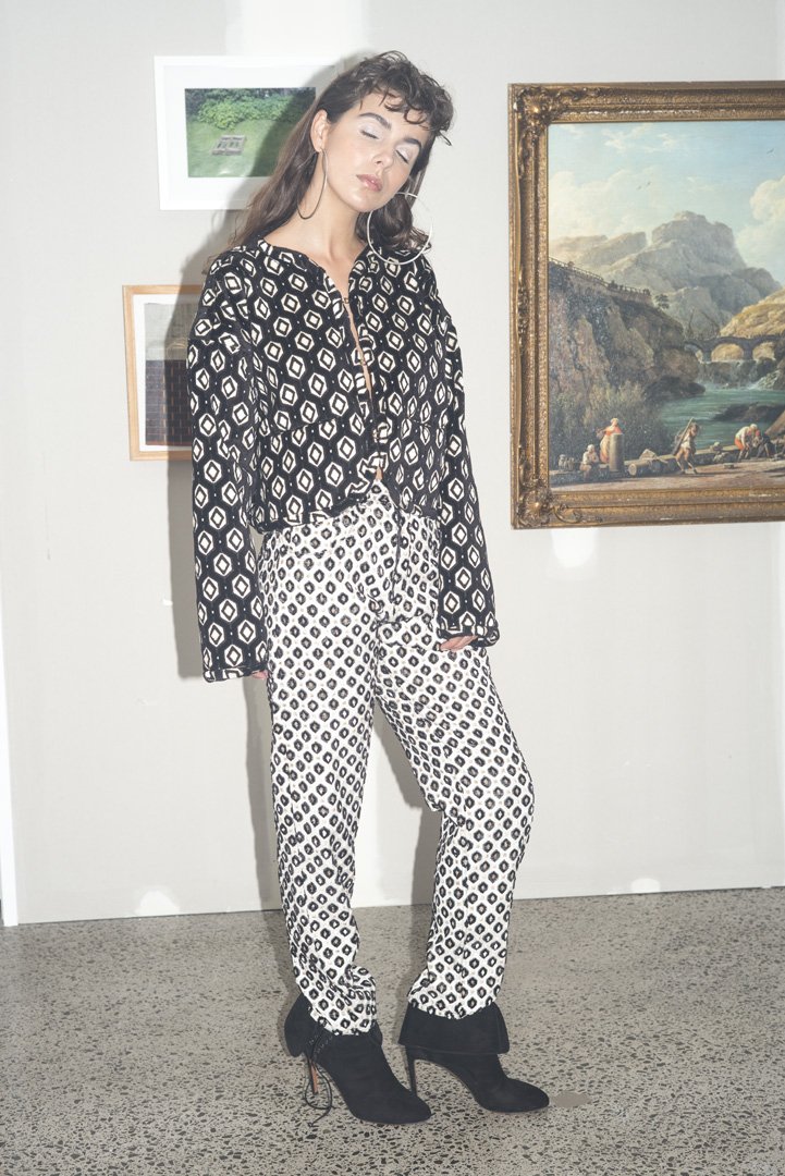 Tsardom Jacket Velvet Jacquard Black