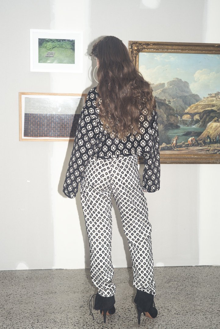 Tsardom Jacket Velvet Jacquard Black