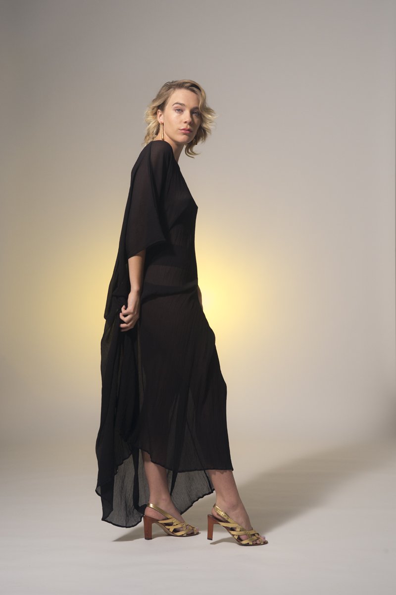 100 Years Ago Dress Black Yoryu