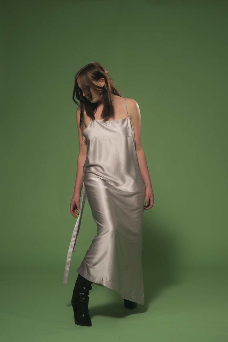 Beautiful Collision Dress Silver