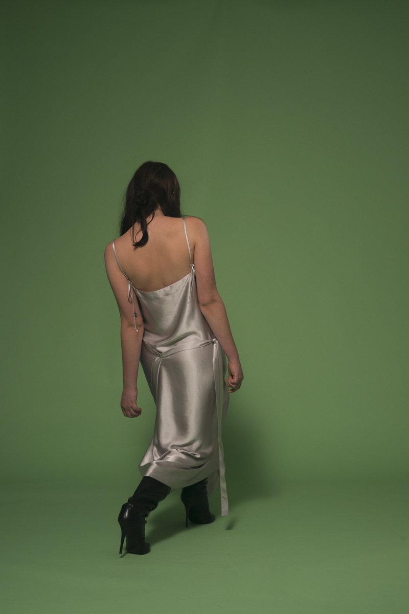 Beautiful Collision Dress Silver