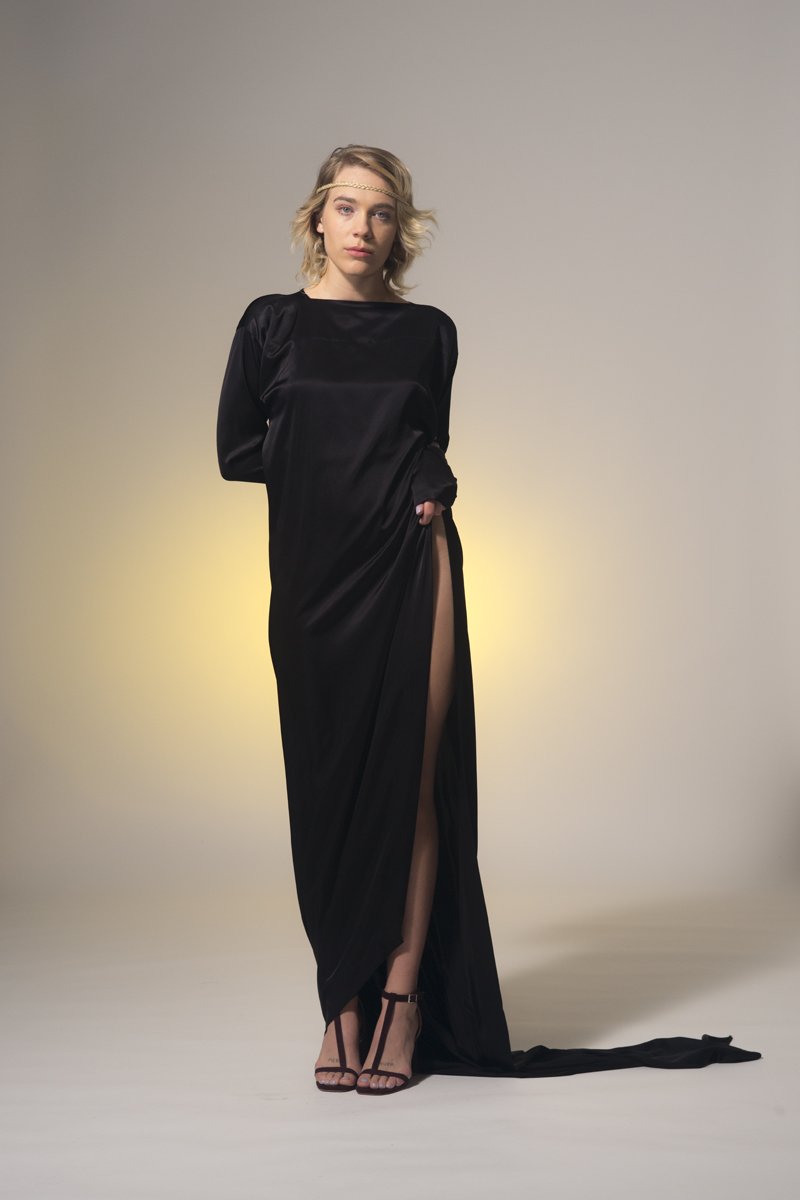 Bic Runga Dress Black Gloss