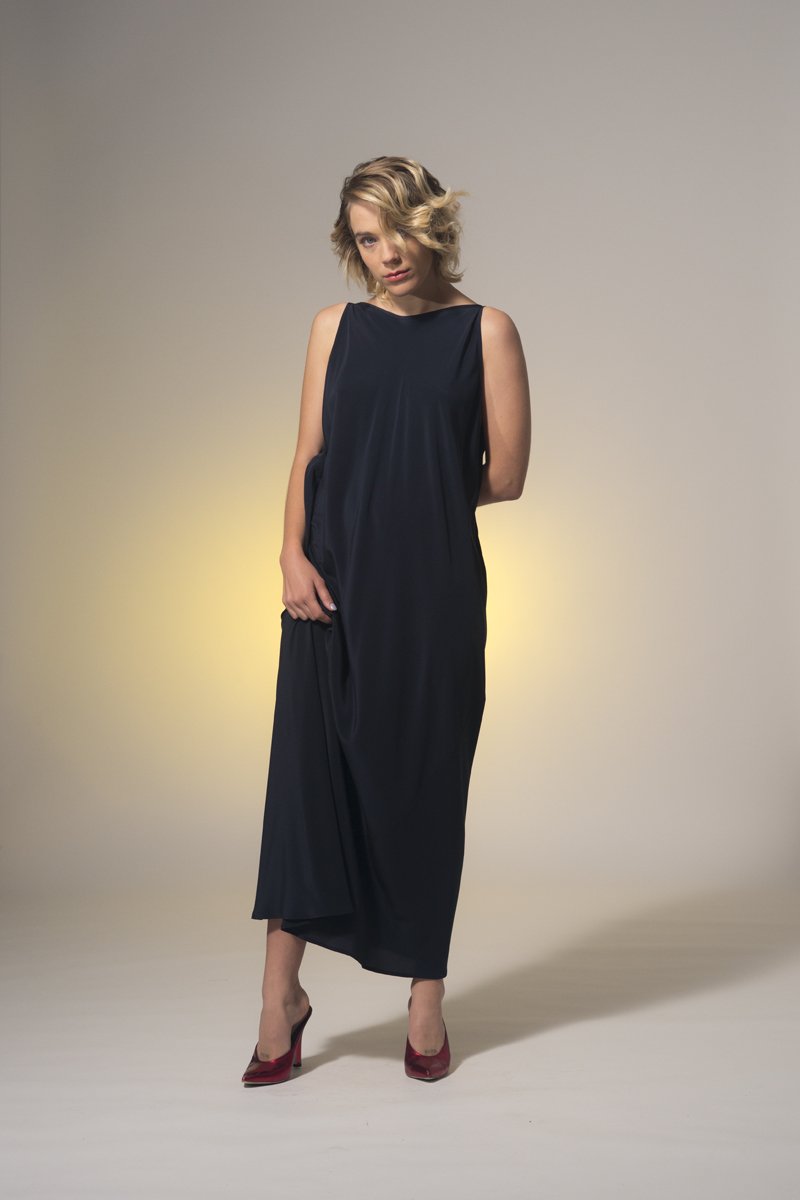 Dreams Top Rock Dress Navy