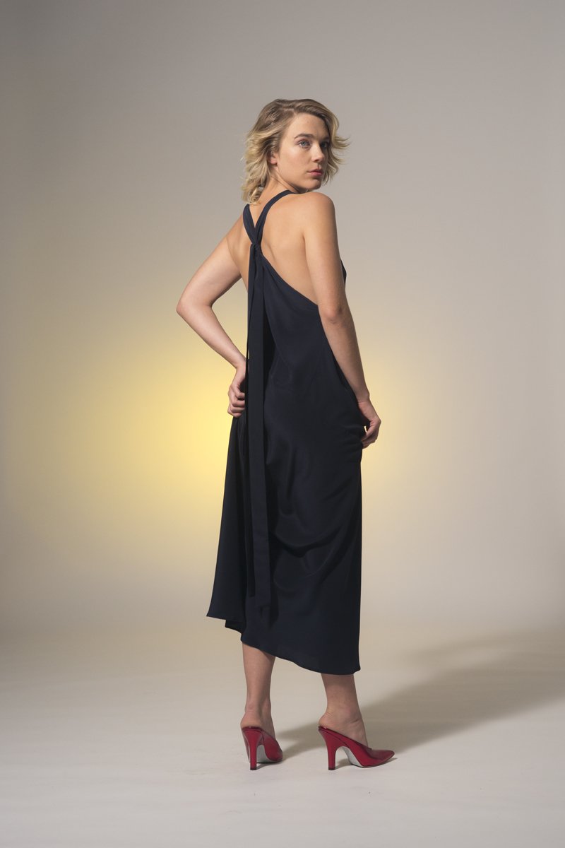 Dreams Top Rock Dress Navy