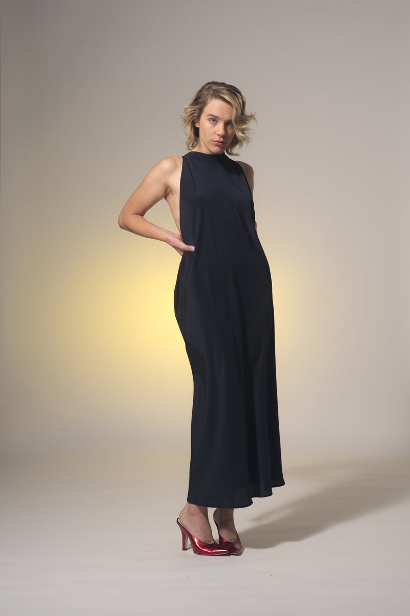 Dreams Top Rock Dress Navy