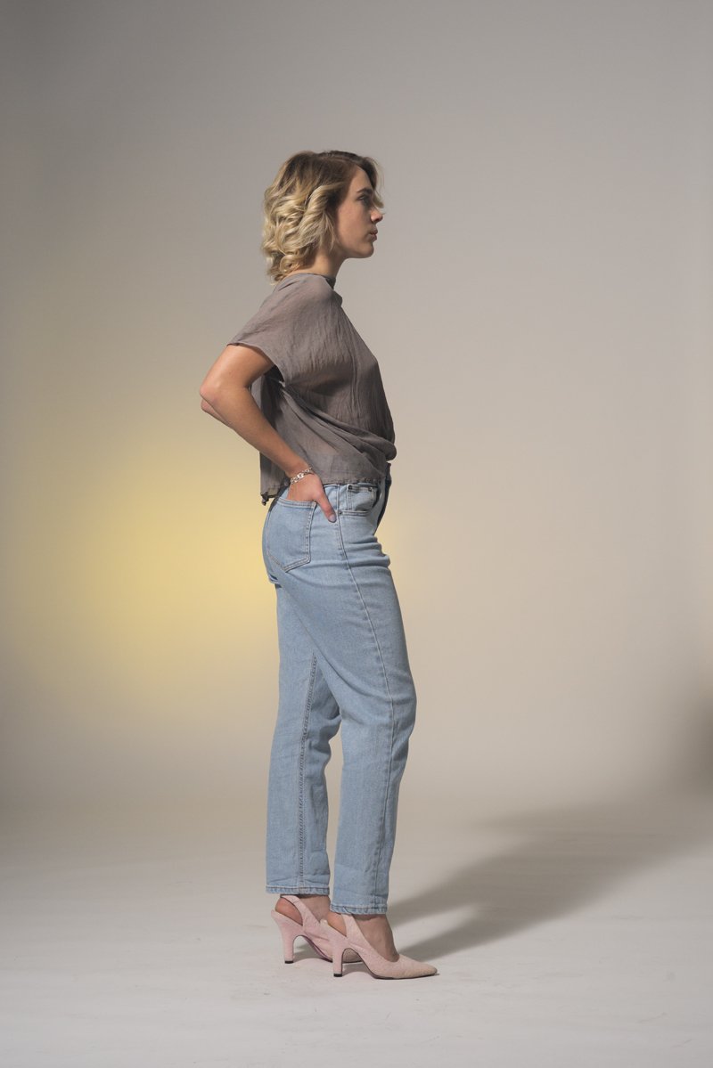 Delphos Top Silver Yoryu