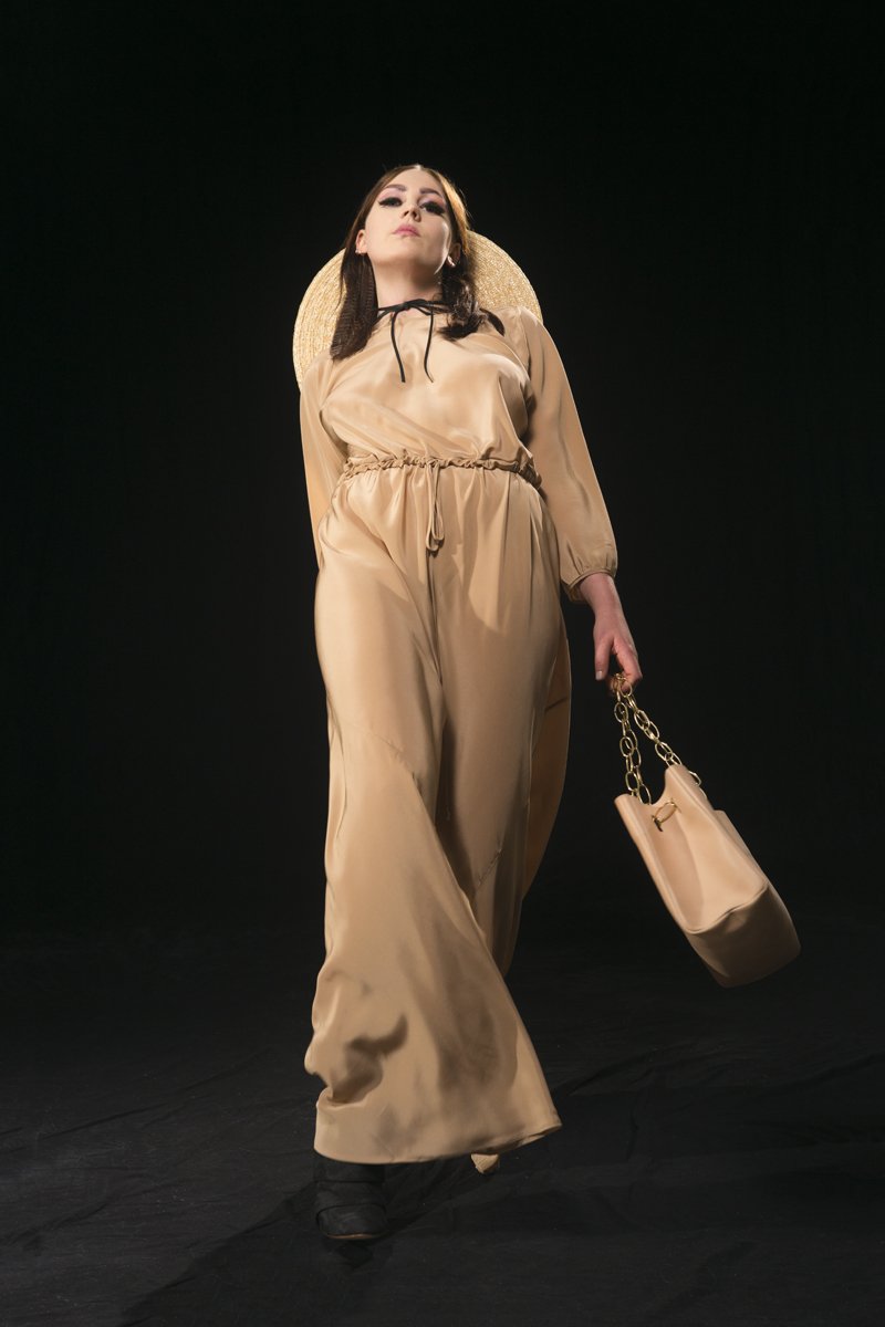 Discotheque Romper Hazelnut