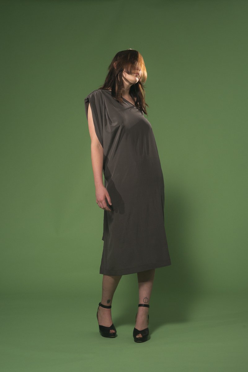 Pentimento Dress Slate