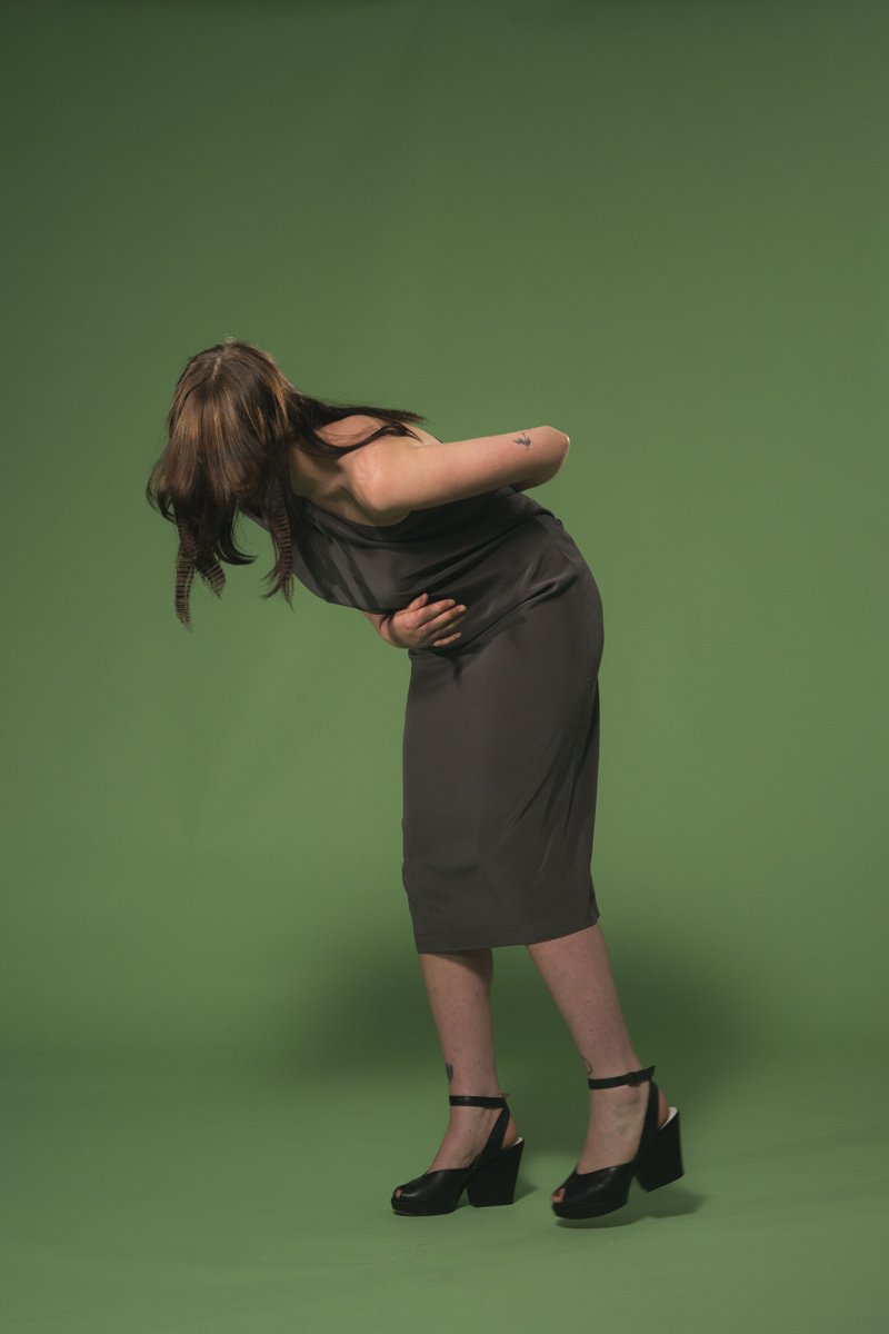 Pentimento Dress Slate