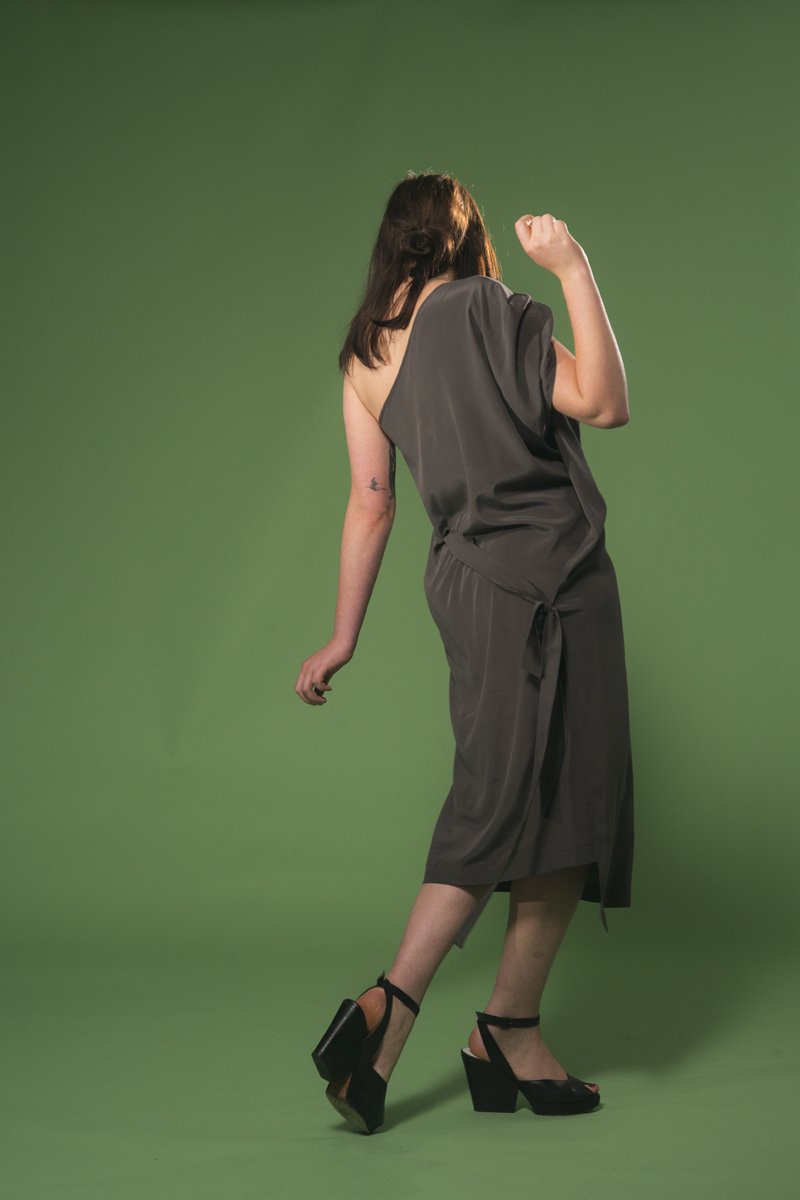 Pentimento Dress Slate