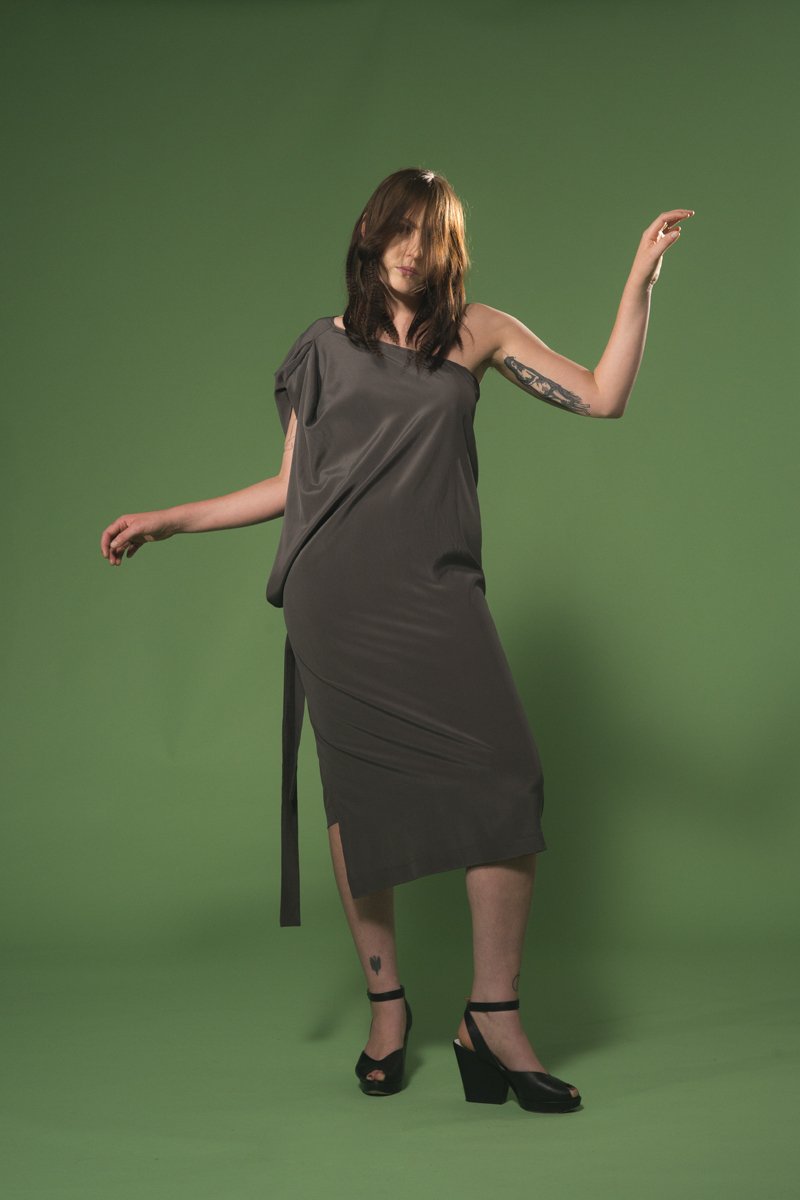 Pentimento Dress Slate