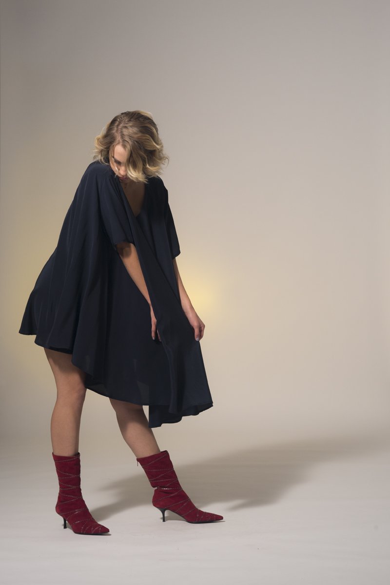 Rise Dress Navy